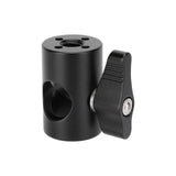 CAMVATE Light Stand Head Adapter with ARRI 3/8-16 Thread Hole and 4 Locating Hole(Black)-3114
