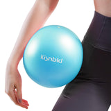 kisnbld Small Exercise Ball, 9 Inch Mini Pilates Ball, Anti Burst and Slip Resistant Mini Yoga Ball for Stability, Fitness, Phys