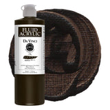 DA VINCI PAINTS Professional Artist Fluid Acrylic Paint, Sepia, 16oz