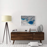 Meltwater Lakes On Hubbard Glacier, Wrangell-St. Elias National Park, Alaska-Paper Art-38,,X26,,