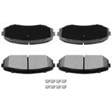AUTOMUTO 4PCS Front Ceramic Disc Brake Pads Set D1258 For Ford Edge 2007-2015, Lincoln MKX 2007-2015, Mazda CX-5 2019-2021, CX-9