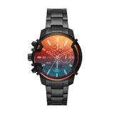 Diesel Griffed Analog Black Dial Men'S Watch-Dz4605