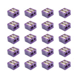 Dual Hole Plastic Pencil Sharpener, Assorted Colors, Pack of 20