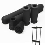 Replacement Crutch Pads, Ahier Padding for Walking Arm Crutches, Hand Grips, and Feet Caps, Fits Standard Aluminum Crutches 6 Pi