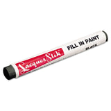 Markal LacquerStik Highlighter FillIn Paint Crayon, 3/8 Diameter, 41/4 Length, Black (Pack of 12)