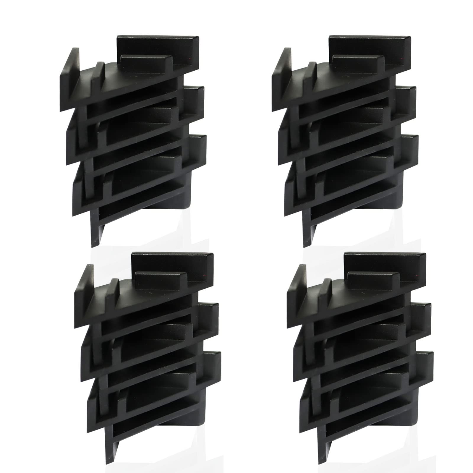 PIAOLGYI 12 Pcs Tray Stackers for Harvest Right Freeze Dryer Accessories Compatible with Harvest Right Trays,Black(ONLY Tray Sta