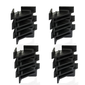 PIAOLGYI 12 Pcs Tray Stackers for Harvest Right Freeze Dryer Accessories Compatible with Harvest Right Trays,Black(ONLY Tray Sta