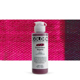 Fluid Acrylics by GOLDEN, Quinacridone Magenta, 4 fl. oz. Bottle, Professional Acrylic Paint, Transparent