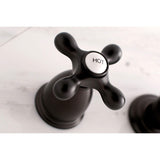 Kingston Brass Ks3125Ax Vintage Bathroom Faucet, 8-5/16 Inch In Spout Reach, Oil Rubbed Bronze