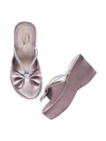 Shoetopia Embellished Mauve Platfrom Heels For Women & Girls /Eu41,Mauve,8,B0DTG7SSWW