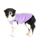 Goldpaw Stretch Fleece Dog Sweater - with Spandex for 4-Way Stretch - Soft, Comfortable Dog Coat - Machine Washable - Made in the USA - Lavender - Size 6