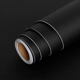 Sunbird Matte Textured Black Contact Paper Decorative Self Adhesive Wall Paper Roll Peel And Stick Wallpaper For Cabinets Shelf 