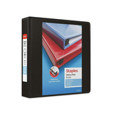 Staples 82679 Heavy Duty 2Inch 3Ring View Binder Black (24684)