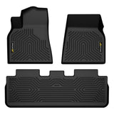 G-PLUS Floor Mats, Compatible with Tesla Model Y 2020 2021 2022 2023 2024(5-Seat) Cargo Liner, Floor Liners Interior Accessories