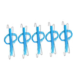 Zoomella Flower Tomato Support J Hook Clips Garden Hooks String Rope 32.8Ft Blue|Plant Ties & Supports|Home & Garden