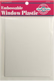 Judikins Embossable Window Plastic Sheets, 4.25-Inch x 5.5-Inch, Clear, 20-Pack