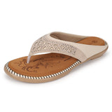 Ortho Joy Doctor Slipper For Women Fancy || Orthopedic Women'S Slipper || Comfortable Slippers For Women,White,8,B0C3VSK2XH
