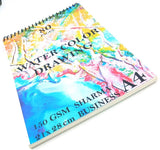 SUKECHI A4 Water Color Drawing Pad For School And College Student, 150 GSM, 80 Pages, Set of 1.
