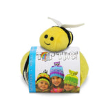 DMC Top This Knitting & Crochet Yarn Kit, with Bee Plush Toy