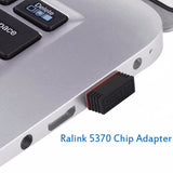 150Mbps USB WiFi Adapter for Raspberry Pi, LOTEKOO Wireless Network Card Adapter WiFi Dongle for Desktop Laptop PC Windows 10 8