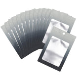 Arsmat 100 Pcs Resealable Gradient Color Mylar Food Storage Bags, Zipper Closure, Reusable, 2.7 X 3.9 Inch, Transparent Window