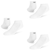 Dynamocks Cotton Ankle Socks For Men (Running, Gym & Sports, Odour Free, Pack Of 3) (Size Uk 712) (TerryCottonWhite Pack Of 3