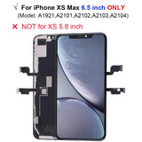 Soft OLED Screen Replacement for iPhone Xs Max 6.5 inch [NOT LCD],3D Touch Screen Display Digitizer Repair Kit Assembly with Rep