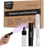 Lumetallix Instant Lead Detection | Lead Test Kit for Paint Ceramics & more | Fast Accurate Results | UV Light Visible | Home Safety & Easy to Use | Home Lead Test Kit | Lead Paint Test Kit-New