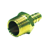 JMF Brass 1/2 in. Dia. x 3/8 in. Dia. Adapter 1 pk Yellow