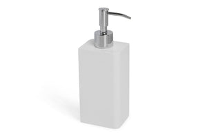 Kassatex Lacca Bath Accessories Lotion Dispenser, White