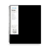 Blue Sky Smart Notes Professional Notebook, Wire-O Binding, 8.5 x 11, Black (14713)