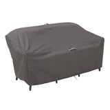 Classic Accessories Ravenna Water-Resistant 104 Inch Patio Sofaloveseat Cover, Patio Furniture Covers, Dark Taupe