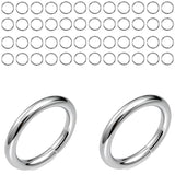 2000 Pieces Stainless Steel Jump Rings for Jewelry Making,10mm, 16 Gauge Thickness, Silver (10mm)