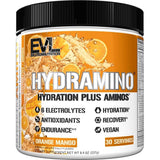 Evlution Nutrition HYDRAMINO Complete Hydration Multiplier, All 6 Electrolytes, Vitamin C & B, Fluid Boosting Aminos, Coconut Wa