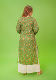 Gosriki Women'S Rayon Blend Straight Chikankari Embroidered Kurta (Nakusha Green-Gs_Xxl_Green_Xx-Large),Green,2,B0D672N548