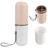 WANGSHIQI Travel Toothbrush Holder,Portable Toothbrush Holders for Couples,Multifuction Toothbrushes Toothpaste Set for Travelin