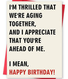 BENNLOOS Funny Birthday Cards & Gifts for Men Husband Boyfriend Him, Mens Gifts for Birthday, Happy Bday Card