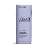 ATTITUDE Oceanly Face Cream Bar, EWG Verified, Plastic-free, Plant and Mineral-Based Ingredients, Vegan and Cruelty-free Beauty 