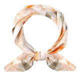 Buildcon Head Scarf For Women, Floral Design Square Scarf, Lightweight Cotton Fabric, Versatile Hair Accessory For Daily Use, On