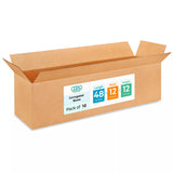 Extra Large Shipping & Moving Boxes 48x12x12 inches (10-Pack) - Extra Strength 200 lb vs Regular - Corrugated Cardboard Boxes fo