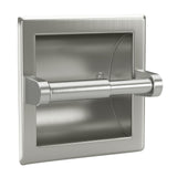 Smack Brushed Nickel Recessed Toilet Paper Holder,Contemporary Hotel Style Wall Toilet Paper Holder - Recessed Toilet Tissue Hol