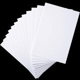 Outus 12 Sheets Sticky Foam Sheets Double Sided Adhesive Foam Tape Sheet Craft 3D White Dual-Adhesive Foam Sheets for Shaker Car