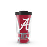 Tervis Made in USA Double Walled University of Alabama Crimson Tide Insulated Tumbler Cup Keeps Drinks Cold & Hot, 16oz, Spirit