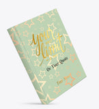 Brown Cloud Personalized Gold Foil Printed Cover (Your Only Limit Is You) Notebook/Diary/Journal Customized Message/Quote/Name/P