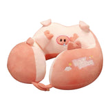 Trendivibe Travel Pillow Breathable Cover Portable U Shape Pillow For Office Car Train