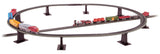 Bachmann Trains SnapFit EZ TRACK 8 PC. EZ TRACK TALL PIER SET NICKEL SILVER Rail With Grey Roadbed N Scale