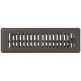 Shoemaker Manufacturing, Bronze, 2x14, Premium Floor Register, All Steel Heavy Duty Vent Cover