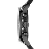 A|X ARMANI EXCHANGE Men's Chronograph Black Stainless Steel & Black Leather Band Watch (Model: A|X2098)