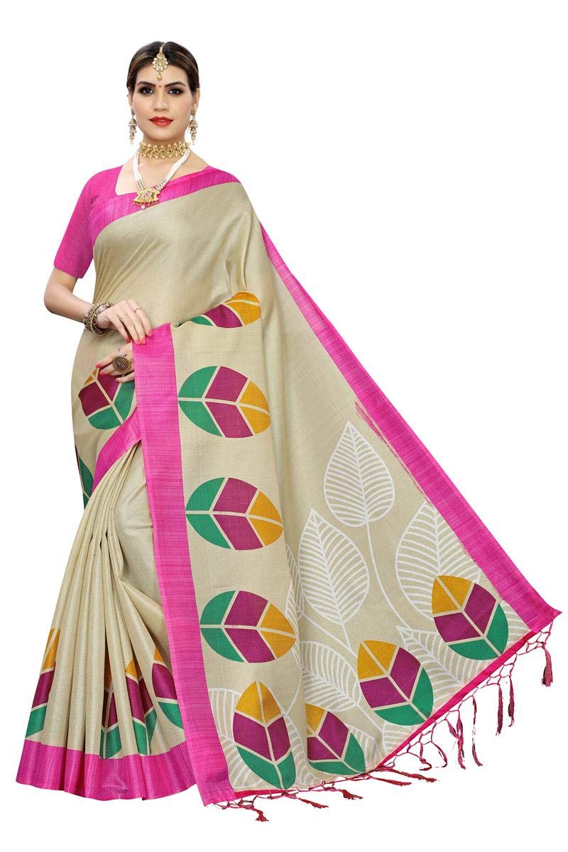Anni Designer Women'S Art Silk Saree (Baghban Pink,Pink,Free