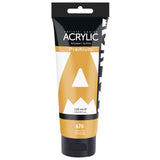 AUREUO Yellow Ochre Acrylic Paint, 4 Fl Oz / 120ml Single Tube, Rich Pigment Art Craft Paints for Canvas, Rocks, Wood, Ceramic, 